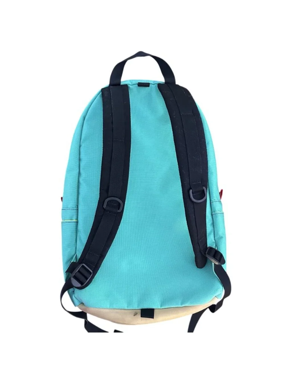 Topo Designs x Madewell Daypack Backpack Turquoise Leather Limited Edition L1089